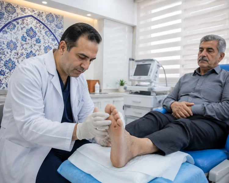 هزینه درمان زخم پای دیابتی